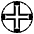 Flag Guernsey Emoji from EmojiTwo Black Set