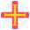 Flag Guernsey Emoji from EmojiTwo Colors Set