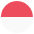 Flag Indonesia Emoji from EmojiTwo Colors Set