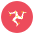 Flag Isle Of Man Emoji from EmojiTwo Colors Set
