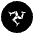 Flag Isle Of Man Emoji from EmojiTwo Black Set