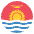 Flag Kiribati Emoji from EmojiTwo Colors Set