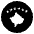 Flag Kosovo Emoji from EmojiTwo Black Set