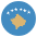 Flag Kosovo Emoji from EmojiTwo Colors Set