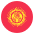 Flag Kyrgyzstan Emoji from EmojiTwo Colors Set
