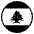 Flag Lebanon Emoji from EmojiTwo Black Set