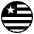 Flag Liberia Emoji from EmojiTwo Black Set