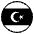 Flag Libya Emoji from EmojiTwo Black Set