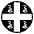 Flag Martinique Emoji from EmojiTwo Black Set