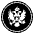 Flag Montenegro Emoji from EmojiTwo Black Set