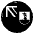 Flag Montserrat Emoji from EmojiTwo Black Set
