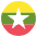 Flag Myanmar Burma Emoji from EmojiTwo Colors Set