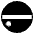 Flag Nauru Emoji from EmojiTwo Black Set