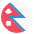 Flag Nepal Emoji from EmojiTwo Colors Set