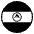 Flag Nicaragua Emoji from EmojiTwo Black Set