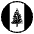 Flag Norfolk Island Emoji from EmojiTwo Black Set