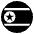 Flag North Korea Emoji from EmojiTwo Black Set