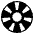 Flag North Macedonia Emoji from EmojiTwo Black Set