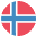 Flag Norway Emoji from EmojiTwo Colors Set