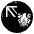 Flag Pitcairn Islands Emoji from EmojiTwo Black Set