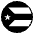 Flag Puerto Rico Emoji from EmojiTwo Black Set