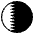 Flag Qatar Emoji from EmojiTwo Black Set