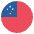 Flag Samoa Emoji from EmojiTwo Colors Set
