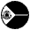 Flag Sint Maarten Emoji from EmojiTwo Black Set