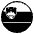 Flag Slovenia Emoji from EmojiTwo Black Set