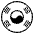 Flag South Korea Emoji from EmojiTwo Black Set