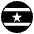 Flag Suriname Emoji from EmojiTwo Black Set