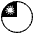 Flag Taiwan Emoji from EmojiTwo Black Set