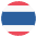 Flag Thailand Emoji from EmojiTwo Colors Set