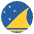 Flag Tokelau Emoji from EmojiTwo Colors Set