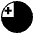 Flag Tonga Emoji from EmojiTwo Black Set
