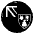 Flag Turks & Caicos Islands Emoji from EmojiTwo Black Set