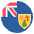 Flag Turks & Caicos Islands Emoji from EmojiTwo Colors Set