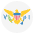 Flag U.s. Virgin Islands Emoji from EmojiTwo Colors Set