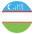 Flag Uzbekistan Emoji from EmojiTwo Colors Set