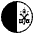 Flag Vatican City Emoji from EmojiTwo Black Set