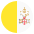 Flag Vatican City Emoji from EmojiTwo Colors Set