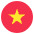 Flag Vietnam Emoji from EmojiTwo Colors Set