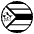 Flag Zimbabwe Emoji from EmojiTwo Black Set