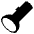 Flashlight Emoji from EmojiTwo Black Set