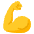 Flexed Biceps Emoji from Noto Emoji Set