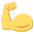 Flexed Biceps Emoji from EmojiTwo Colors Set