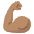 Flexed Biceps Medium Skin Tone Emoji from Noto Emoji Set