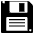 Floppy Disk Emoji from EmojiTwo Black Set