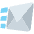 Flying Letter Envelope Emoji from EmojiTwo Colors Set