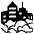 Foggy Emoji from EmojiTwo Black Set